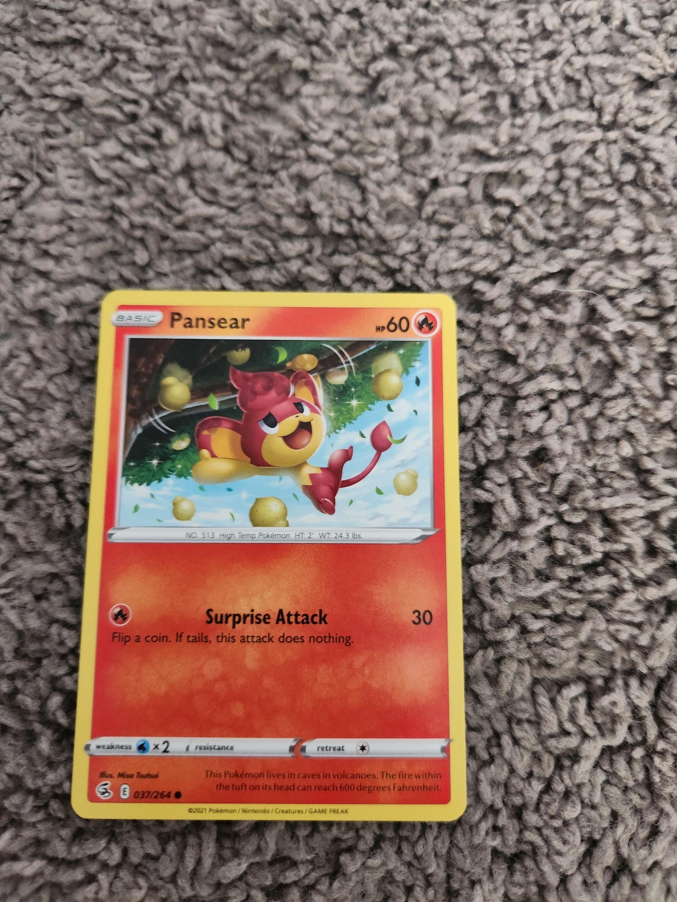 pansear pokemon card value Pokemon TCG - Stellar Crown - #021/142 - Pansear