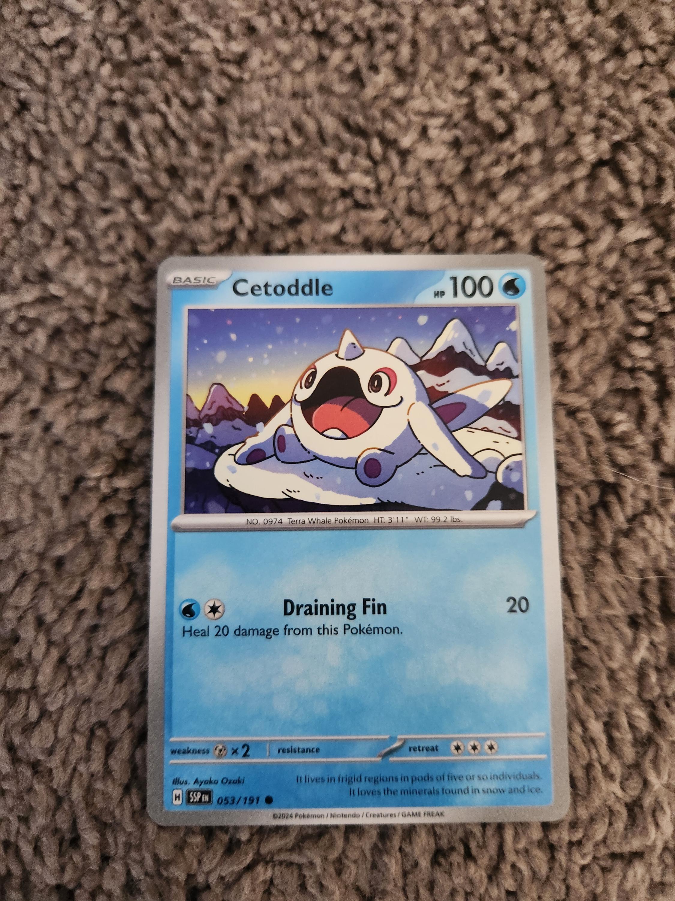 Cetoddle 053/191 Sv08: Surging Sparks Reverse Holo - Etsy Canada Cetoddle 053/191 Sv08: Surging Sparks Reverse Holo - Etsy Canada