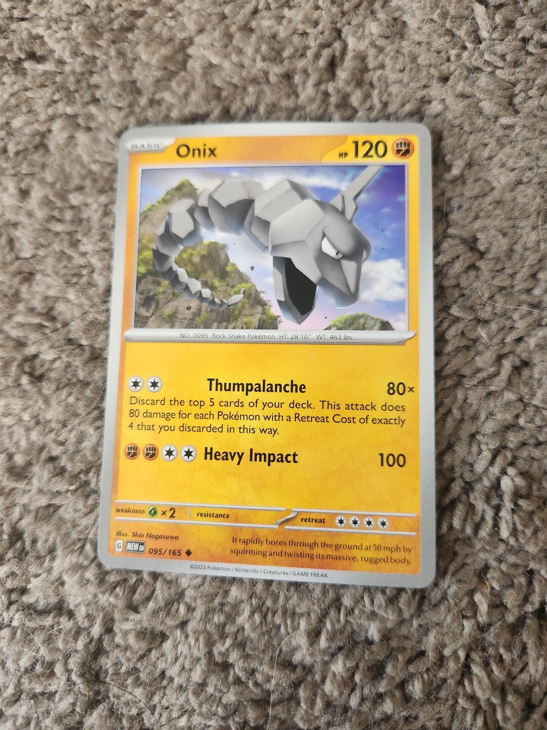 basic onix pokemon card - Crimson Blaze B1a-038 Common Card Type Pokemon Card - Hidden Fates