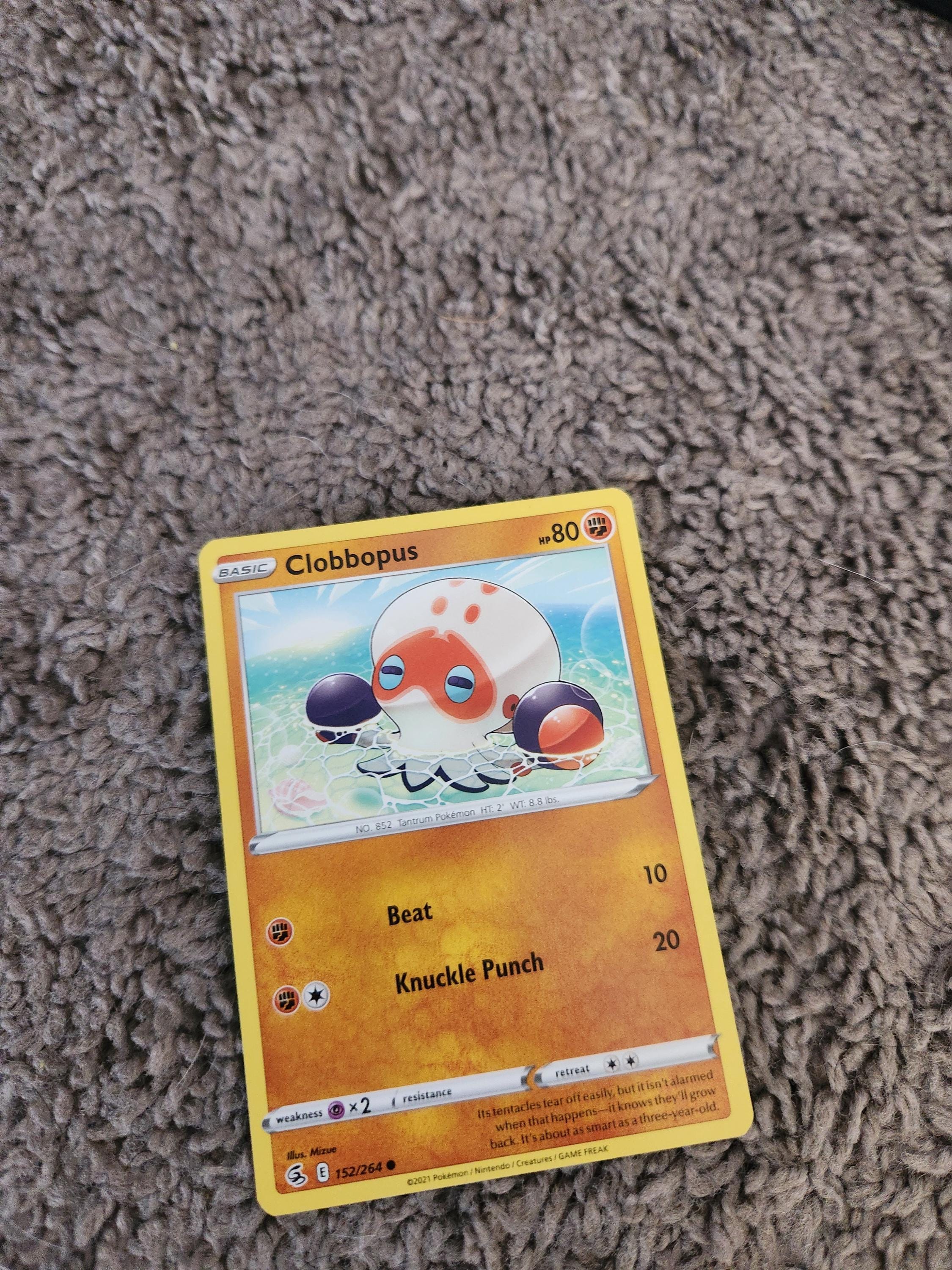 clobbopus pokemon card Clobbopus SV7a 072/064 AR Card