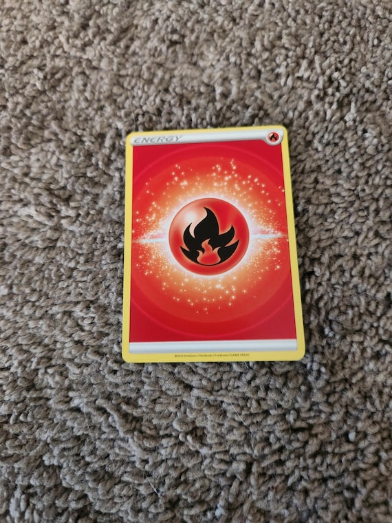 Fire Energy (Texture Full Art) 153/159 - Crown Zenith Holofoil Lightly Played