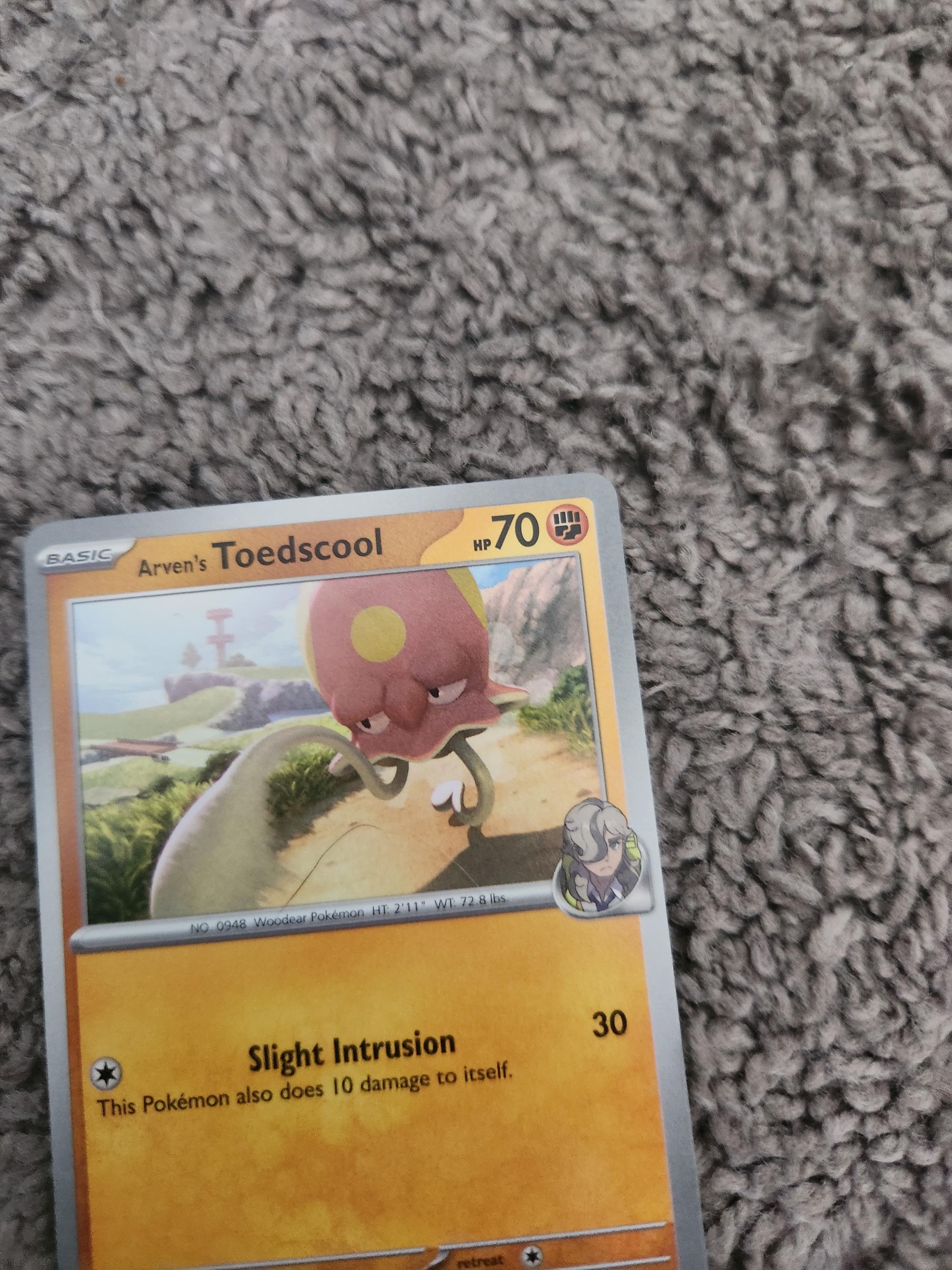 toedscool pokemon card Pokemon TCG - Paradox Rift - #15 - Toedscool - Reverse Holo main image 0