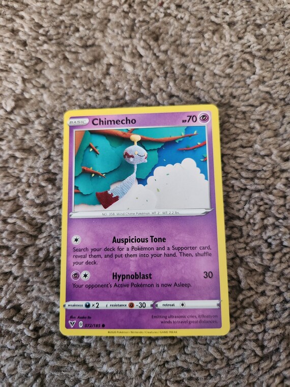 pokemon chimecho card (179/167)  PokeGuard [darkness] x2 Resistance Chimecho | Twilight Masquerade |