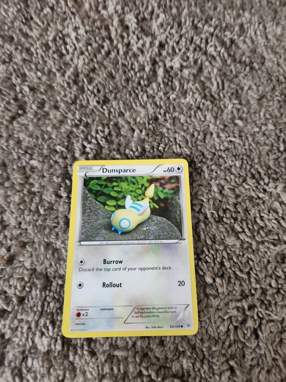 pokemon dunsparce card Dunsparce - Reverse Holo - 156/193 Paldea Evolved Common Pokemon