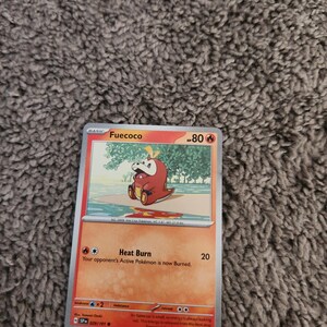 Fuecoco 029/191 - Sv08: Surging Sparks Reverse Holo (NM). - Etsy
