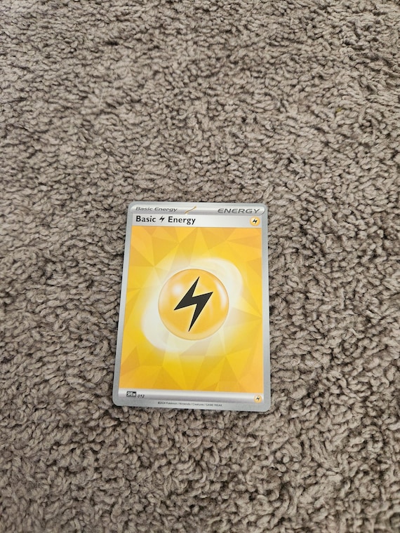 Pokemon Tcg Scarlet & Violet SVEEN004 Cosmo Holo Lightning Energy Card -  Etsy