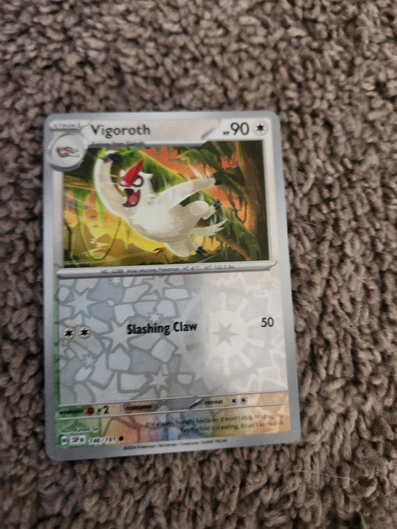 Vigoroth 146/191 Sv08: Surging Sparks Reverse Holo - Etsy