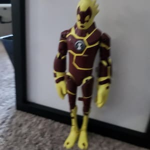 Ben 10 Alien Metamorfigure HEATBLAST Figur Bandai Cartoon Network 2006 8”