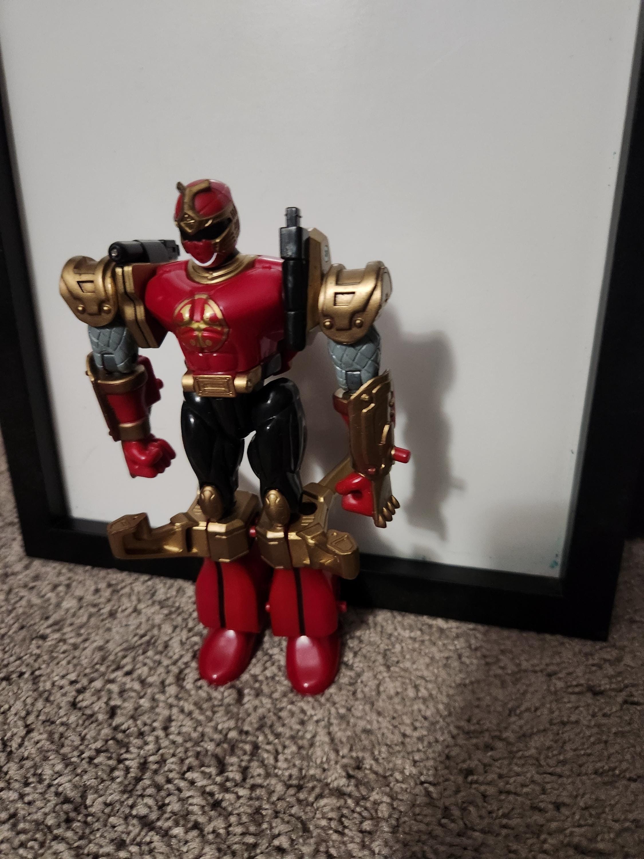 Power Rangers Ninja Storm Crimson Thunder Triple Zord Morphin