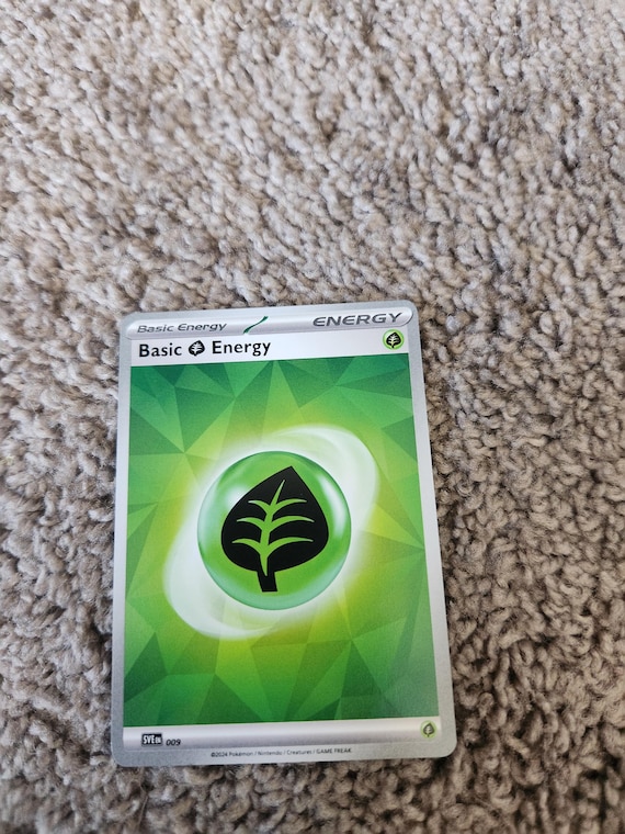 Basic Grass Energy 1 - SV01 Scarlet & Violet Base Set Reverse Holofoil Heavily Played Basic Grass Energy 1 - SV01 Scarlet & Violet Base Set Reverse Holofoil Heavily Played