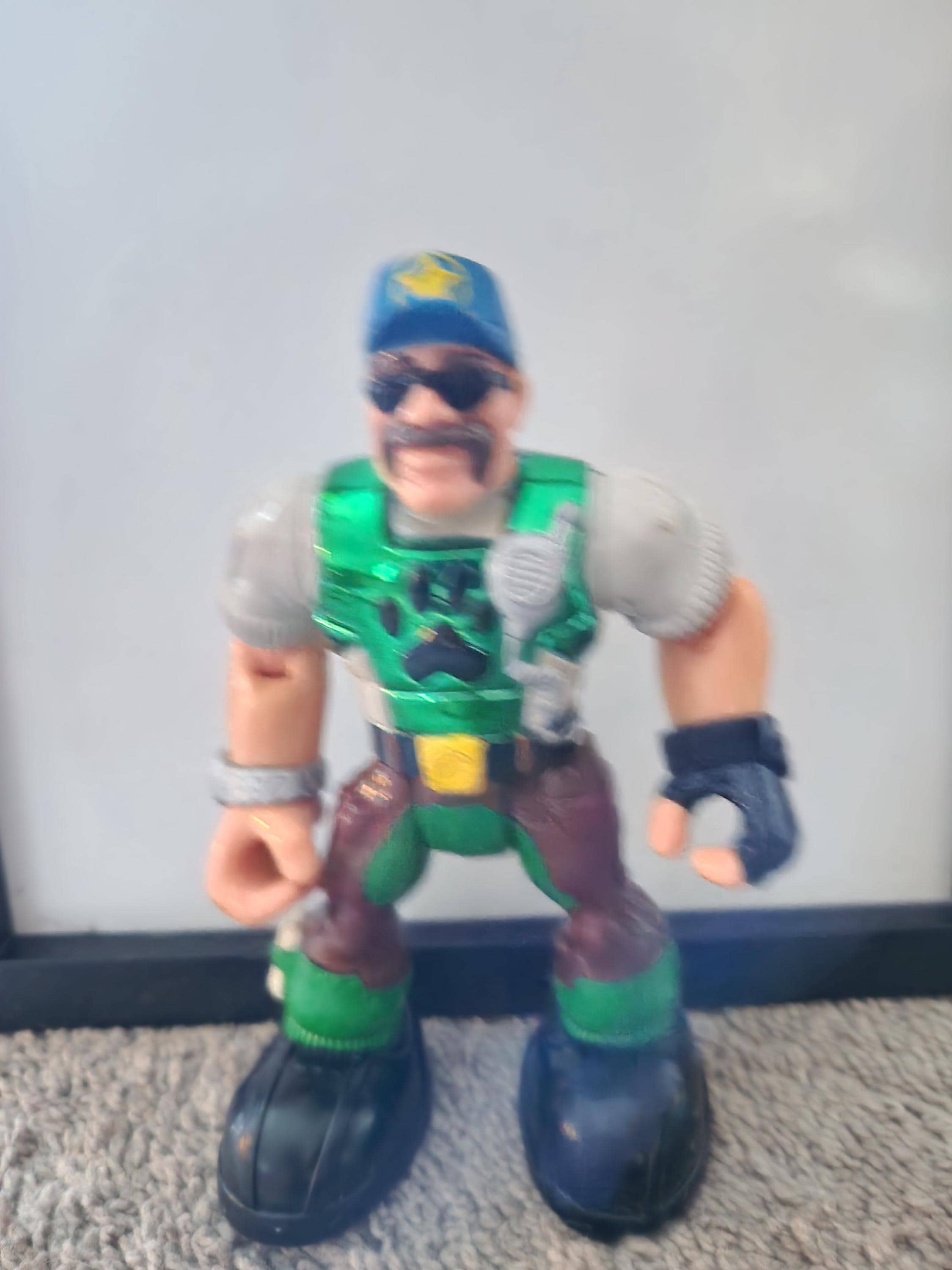 1999 Mattel Rescue Heroes Action Figure Bill Barker K9 Police