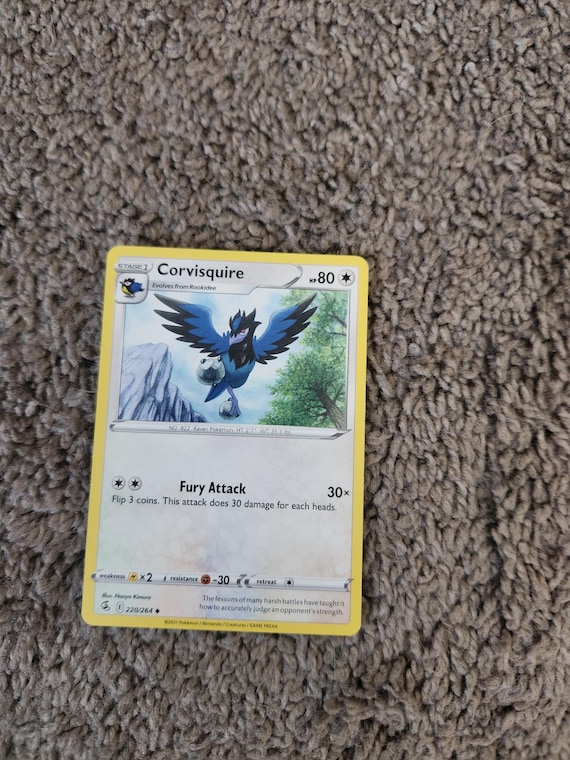 corvisquire pokemon card POKÉMON GAME S8 088/100 C 30 Retreat Cost Corvisquire Cards in Pokémon TCG