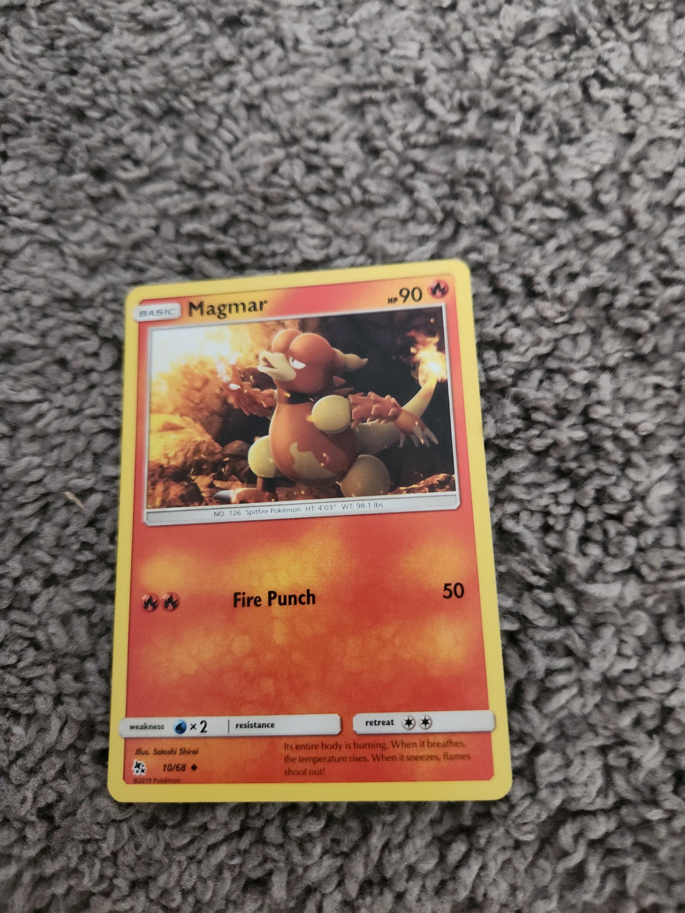 Magmar Trading Card - Etsy Finland Magmar Trading Card - Etsy Finland