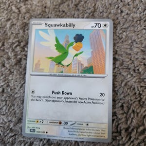 squawkabilly pokemon card Mega Evolution ex SR Master Set main image 0