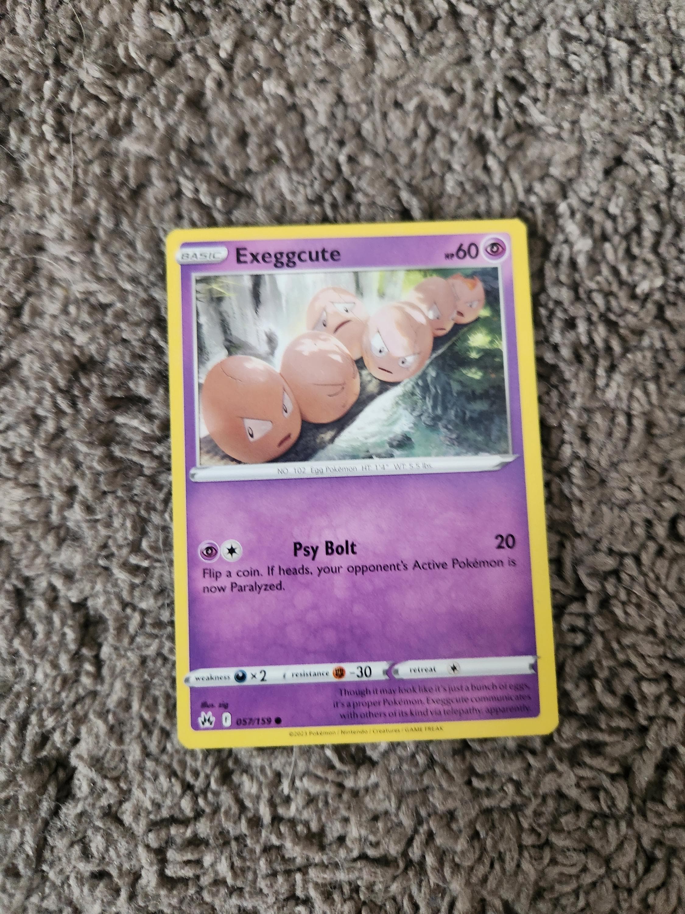 Exeggcute Card - Etsy