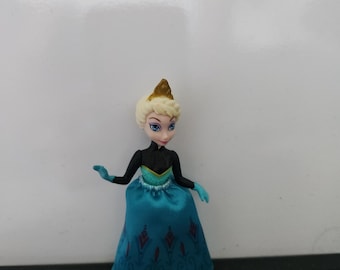 Walt Disney Princess Elsa Frozen Abito Blu Bambola di Moda Gonna Rimovibile