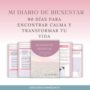 Diario de Bienestar de 90 Días | Planner Espiritual y Terapéutico Imprimible en PDF | Método S.E.N.S. para Mujeres Cristianas