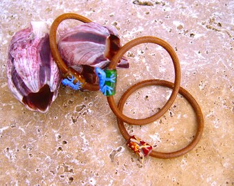 1 leather bangle bracelets
