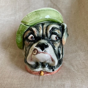 Dog Tobacco Jar