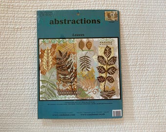Candamar Designs, Counted Cross Stitch, Fall Leaves, Unopened Kit 52202, Abstractions,  New in Package, Leaf Collage, Woodland Design