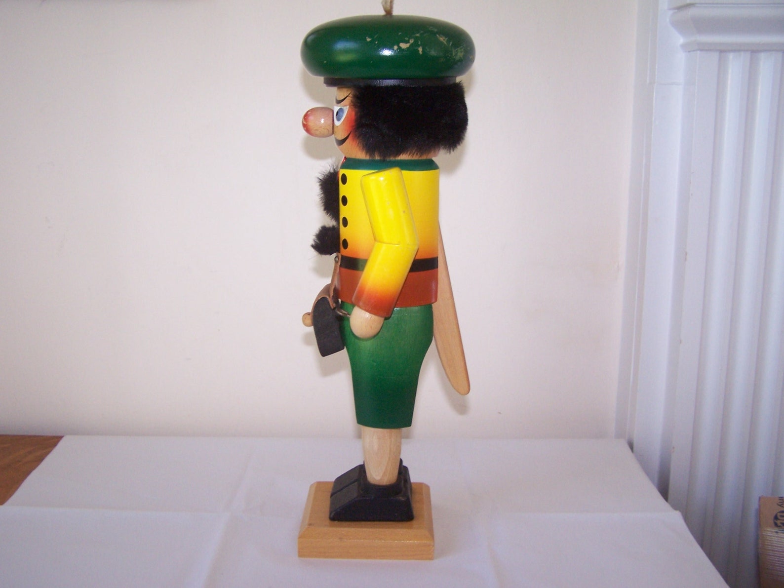 Steinbach Nutcracker Wood Fisherman Fishing Creel Scottish Etsy