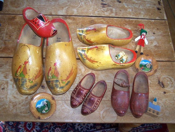 sandals Schoenen damesschoenen Klompen & Muilen Vintage and preowned Scando style clogs mules 
