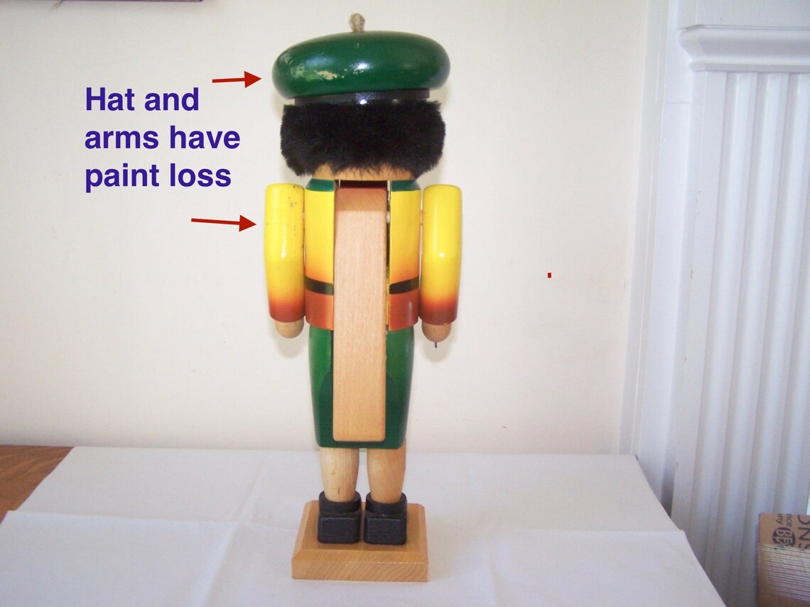 Steinbach Nutcracker Wood Fisherman Fishing Creel Scottish Etsy