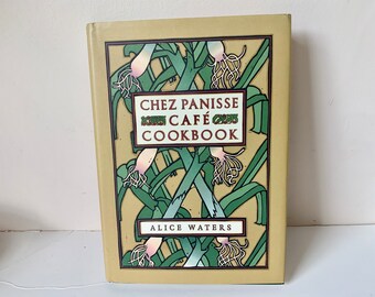 One Chez Panisse, Cafe' Cookbook, Alice Waters, First Edition 1999, Patrica Curtan, Vintage, Preowned Used Book, Harper Collins