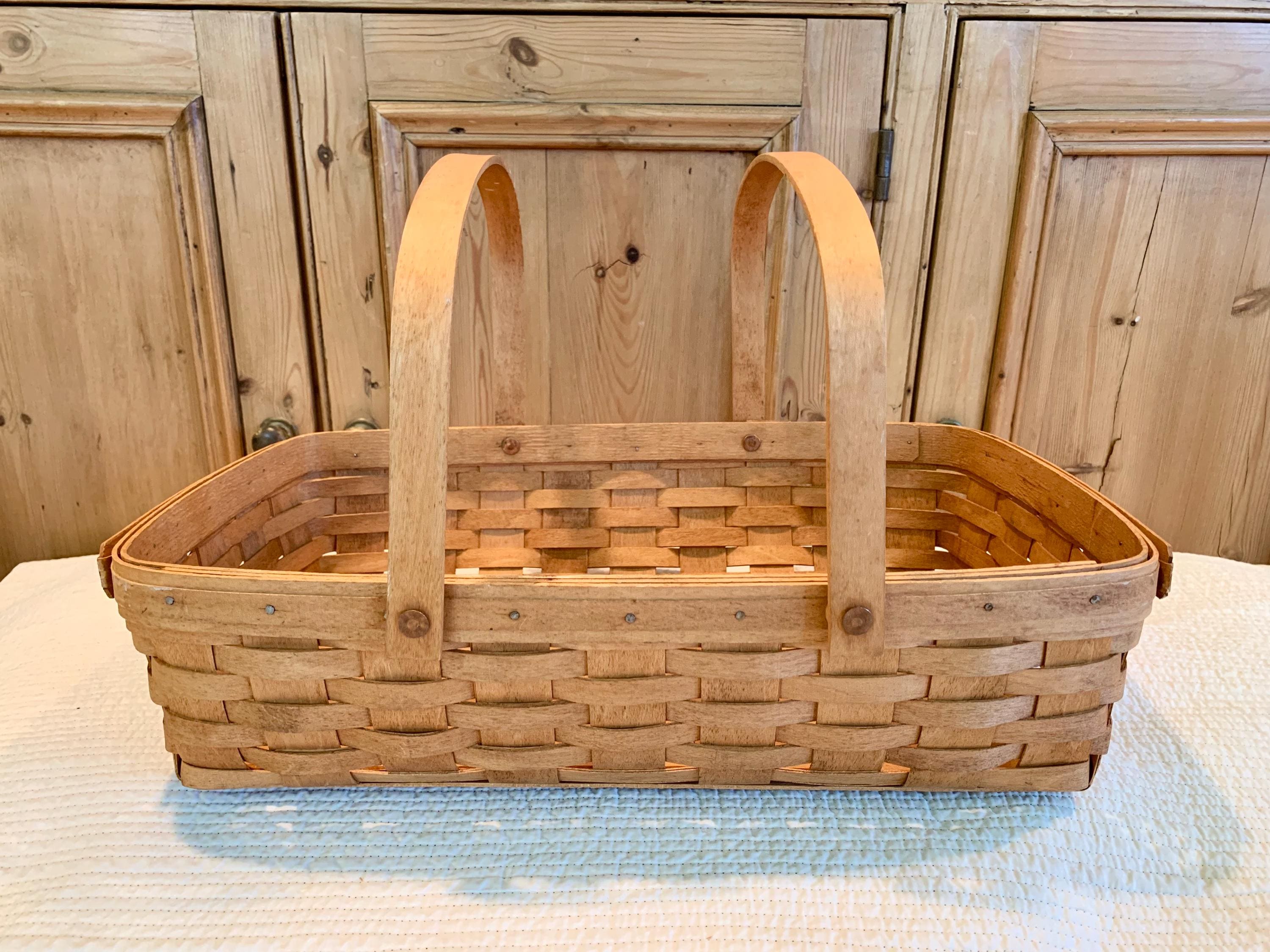 ロンガバーガー Longaberger large desktopbasket ロンガバーガー