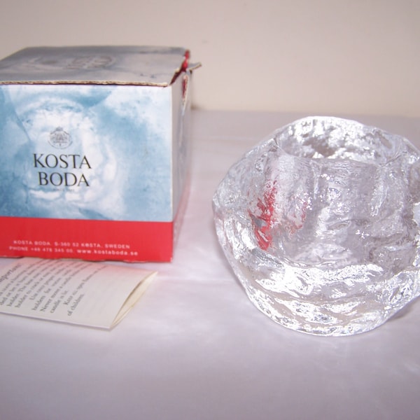 KOSTA BODA Teeküünlaalus Sunflower 92mm