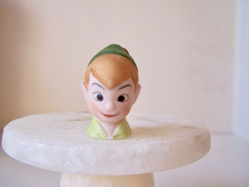 Peter Pan Thimble Disney Collectible Elf Figurine Etsy