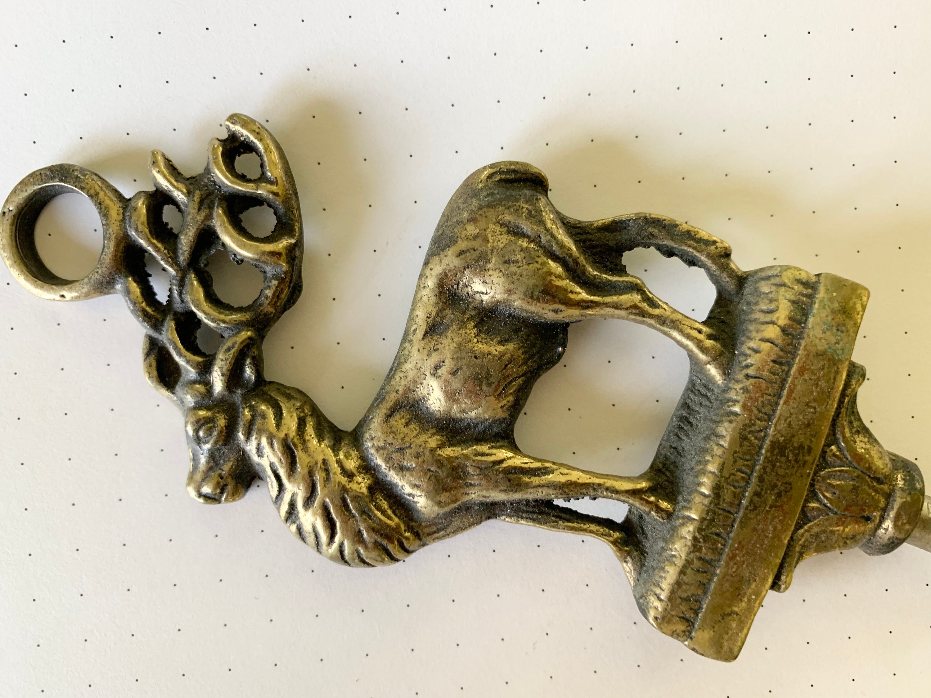 Vintage Metal Brass Wine Opener in Form Dogs Corkscrew Dog Wine Tool  Barware Wine Bottle Opener Retro Kitchen Wine Corkscrew Barware Tools 