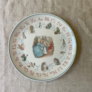 Vintage Peter Rabbit Plate - Etsy
