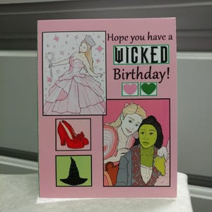 Have a Wicked Birthday Card Wicked Happy Birthday Greeting Card Hope you have a Wicked Birthday Card Pictures & Happy Birthday Inside