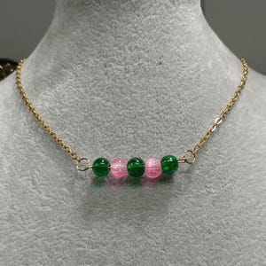 Wicked Necklace Glinda Necklace Elphaba Necklace 18k Gold Plated Stainless-Steel Elphaba Green Bar Necklace Glinda Pink Wicked Bar Necklace