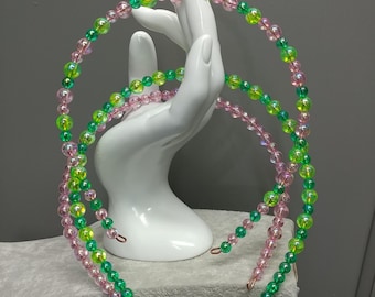 Diadema de cuentas Diadema Wicked Diadema rosa y verde Diadema Glinda Diadema Elphaba Diadema Wicked Bubble Accesorio para el cabello Wicked Talla única