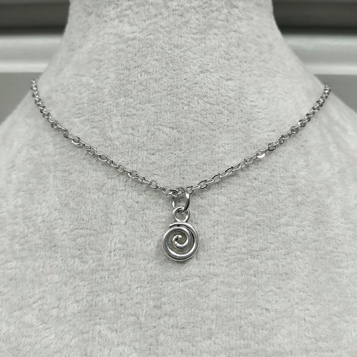 Swirl Necklace - Etsy