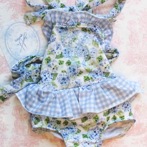 Baby Swimsuit / One Piece Swimsuit / Floral Swimsuit for Toddler / Swimwear For Baby / Summer Clothes / Beach Swimsuit