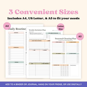 Flylady Control Journal Printable, Editable Cleaning Planner, Daily ...