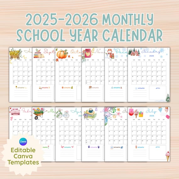 What is 2026 Calendar Creator Bundle - 50 Editable Desk Templates?