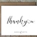 see more listings in the Thank you Cards section