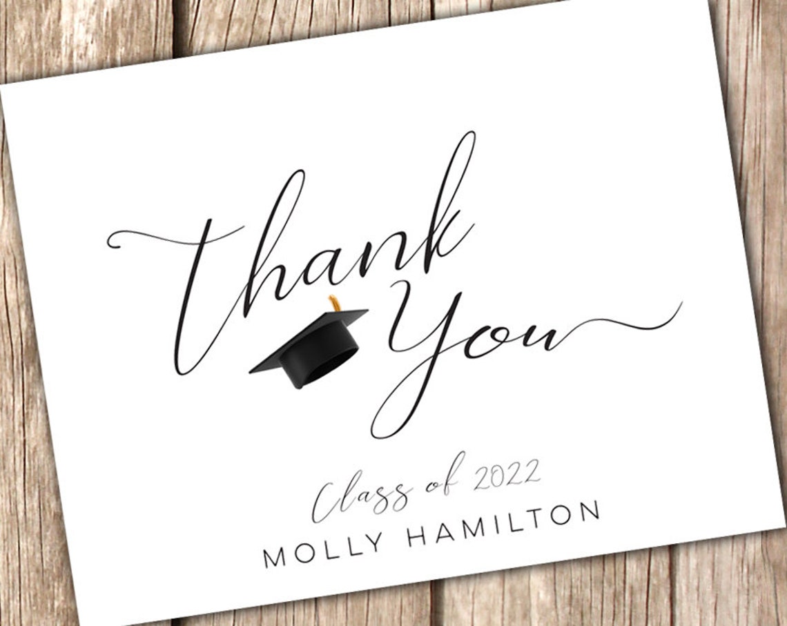 Serene Graduation Thank You Cards 2022 Image for Desktop Serene Graduation Thank You Cards 2022 Image for Desktop