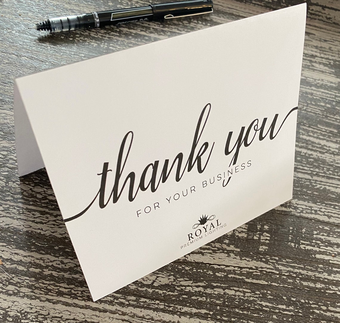 Professional Thank You Cards Business Thank You Cards Etsy