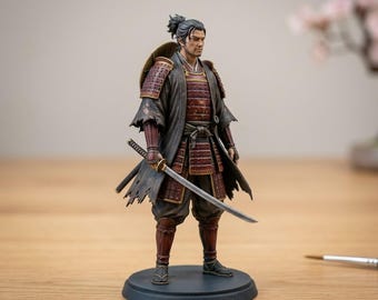 Custom Hand-Painted 3D Printed Figurine, Anime OC DnD Miniature, PLA Plastic Portrait