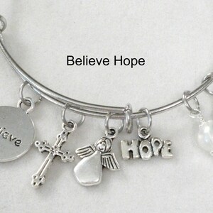 Spiritual inspirational bangle bracelets
