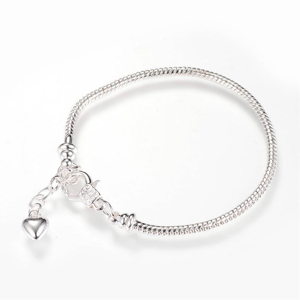 European Love Bug Charm Bead Spacer For Snake Chain Bracelets - Fits Pandora, Chamilia 6 thumbnail image