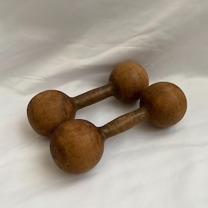 Vintage Wooden Weights
