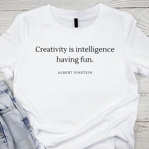 Unisex Garment-Dyed T-shirt Albert Einstein Phrase
