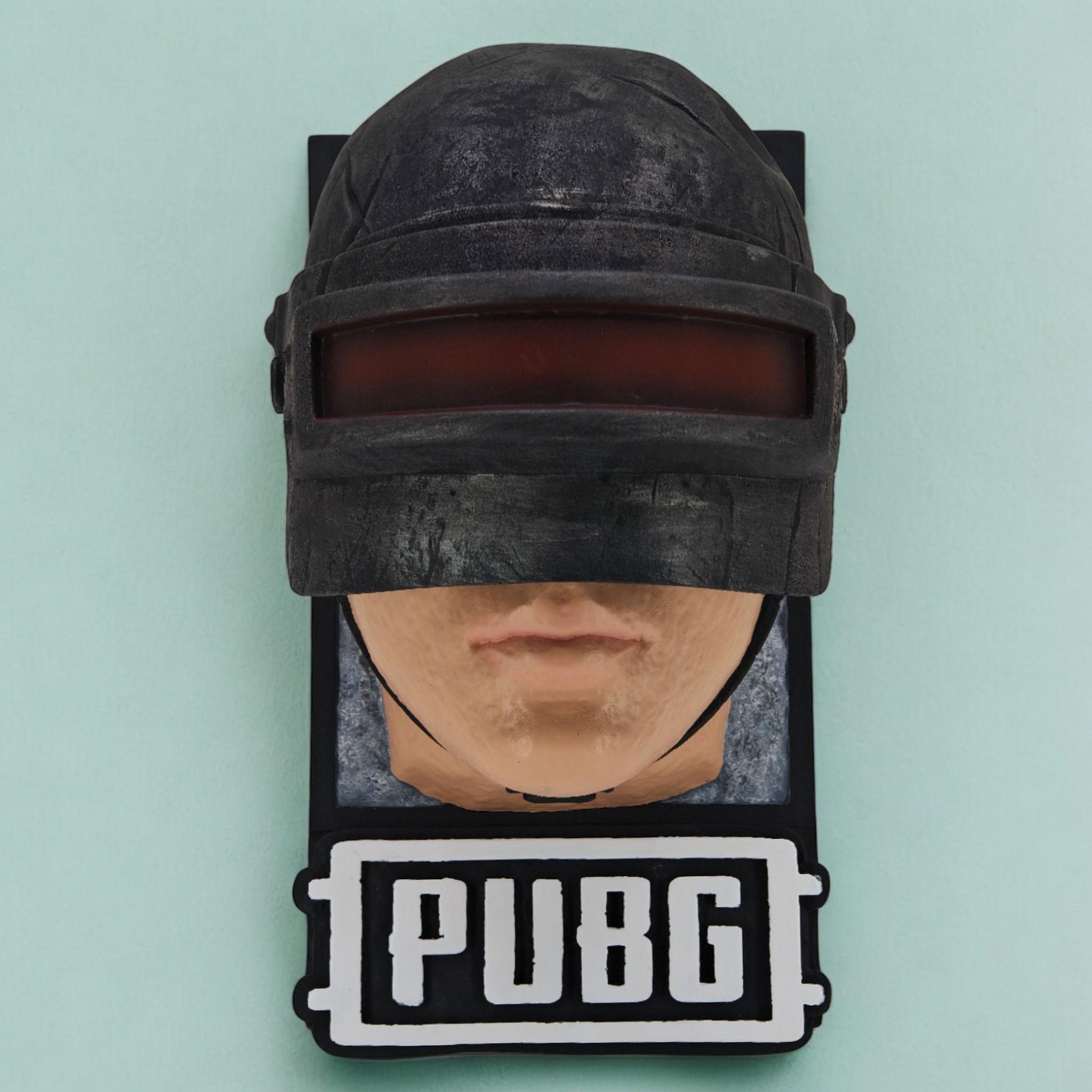 PUBG:Battlegrounds Wall Decor, Gaming Room Accessory, Gamer Gift, Battle Royale Decor, PUBG-Themed Gift, Decoration for Gamers, Bust, Figure
