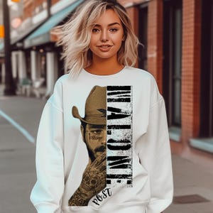Cowboy Post PNG, Posty Rap Png, Country Music Shirt PNG, Posty, country western tee, Im just vibin, popular Malone shirt, trendy posty tee